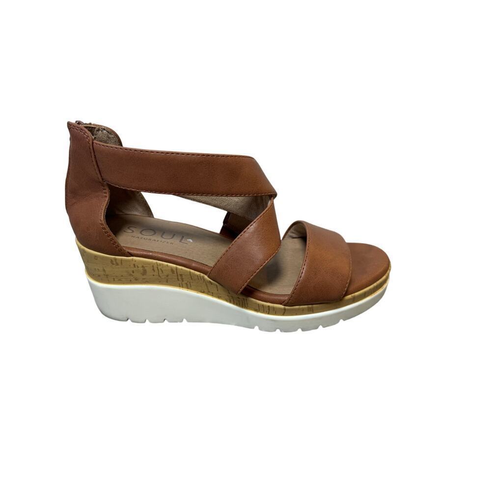 NATURALIZER SOUL GOODTIMES Women's heeled Sandals, size 7.5W (WIDE)